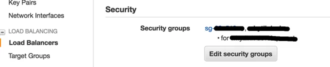 security group aws