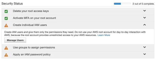 Tạo IAM user trong aws