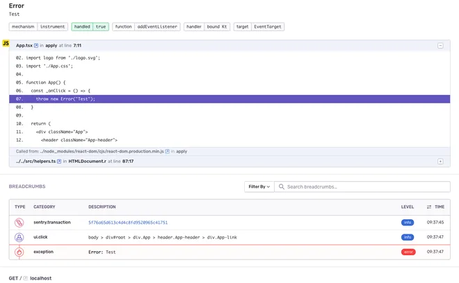 sử dụng sentry on-premise với source maps