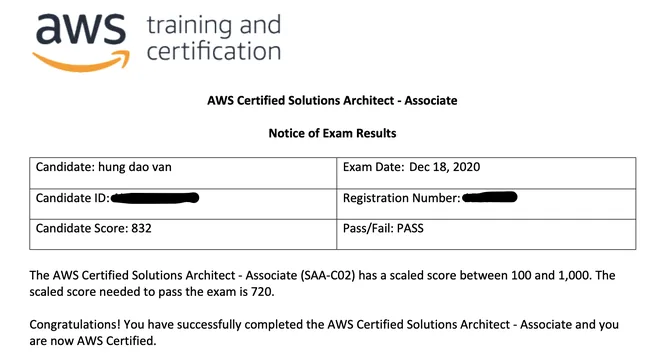 cách học và thi chứng chỉ AWS
