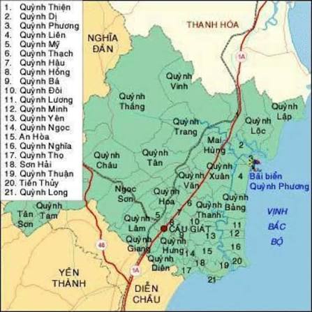 Lịch sử hình thành huyện Quỳnh Lưu, tỉnh Nghệ An