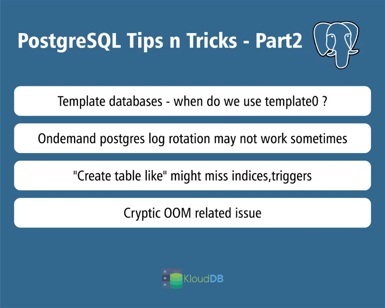 Một số trick trong postgreSQL